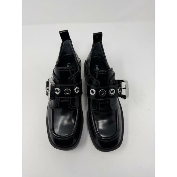 Larroude Stewart Women's Oxford Black Leather Black 6 RTL: $350.00 - Picture 8 of 9